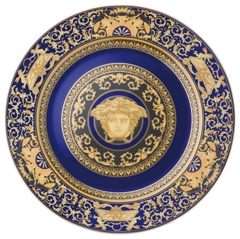 versace medusa servierplatte|gianni Versace dinner plate set.